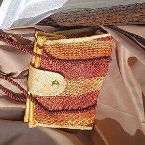 Vintage Woven Handbag
